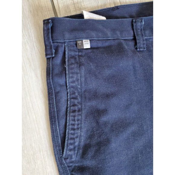 Carhartt FR Men's 44 x 30 Flame Resistant Blue Canvas Pants Loose - Picture 4 of 10